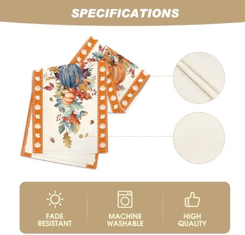 Artoid Mode 210 GSM Fall Table Runner Home Party Decor 13x90 Inch