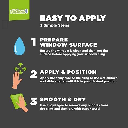 Set 6 Cardinal Window Clings for Glass Windows - Cardinal Window Deterrent