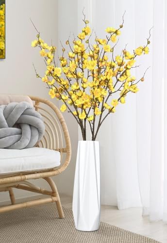 36'' Cherry Blossom Decor, 4 Pcs Long Stem Artificial Flowers for Tall Vase