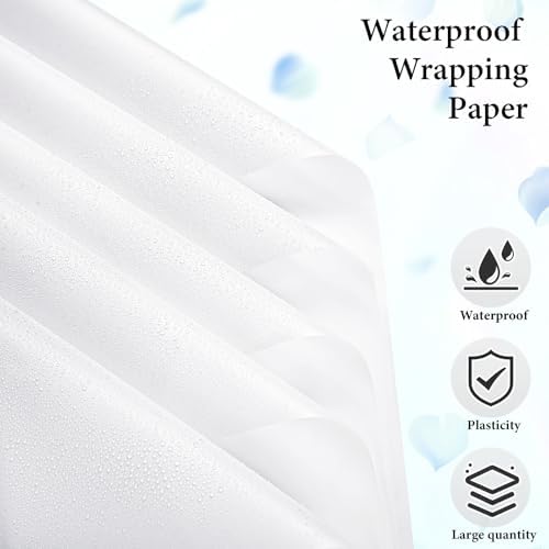 woric 25 Sheets Flower Bouquet Wrapping Paper