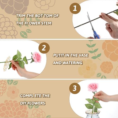 Classicseali 3pcs Flower Grid,4/5/6 in Flower Wire for Vase