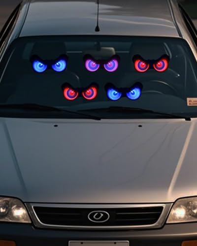 Halloween Decorations, 5 Pack Glowing & Flashing LED Eye Lights for Indoor/Outdoor Use, Bush, Yard, Window, Party
