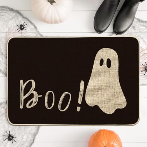 Artoid Mode Ghost Boo Halloween Doormat 24x35 Inch