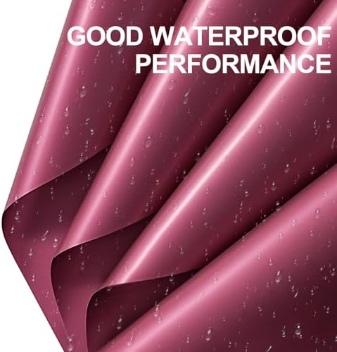 RUSPEPA 20 Sheets Flower Wrapping Paper, Waterproof Floral Bouquet Wrapping Paper, Florist Supplies Packaging for Birthday, Party, Wedding and DIY Crafts - Red