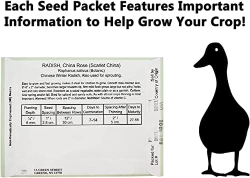 Set of 43 Assorted Vegetable & Herb Seed Packets - Over 10,000 Seeds! - Includes Mylar Storage Bag - Deluxe Garden Heirloom Seeds - 100% Non-GMO