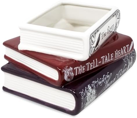 Steel Mill & Co. Book-Shaped Decorative Planter, Edgar Allan Poe