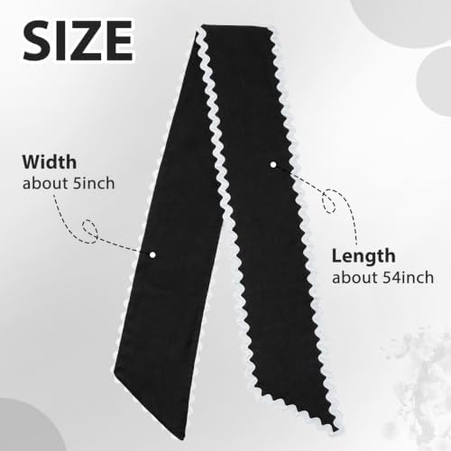 Wreath Sash for Front Door, 2pcs Wreath Scarf Halloween Decorations
