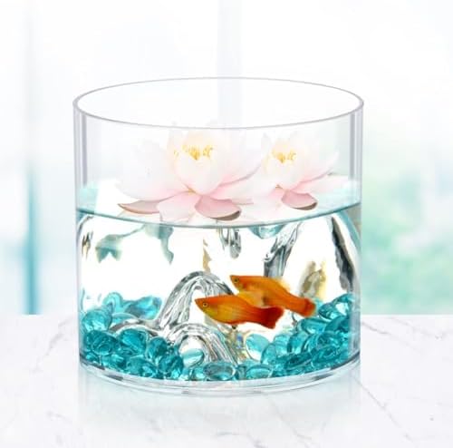 JYPS Clear Plastic Flower Vase Centerpiece Set