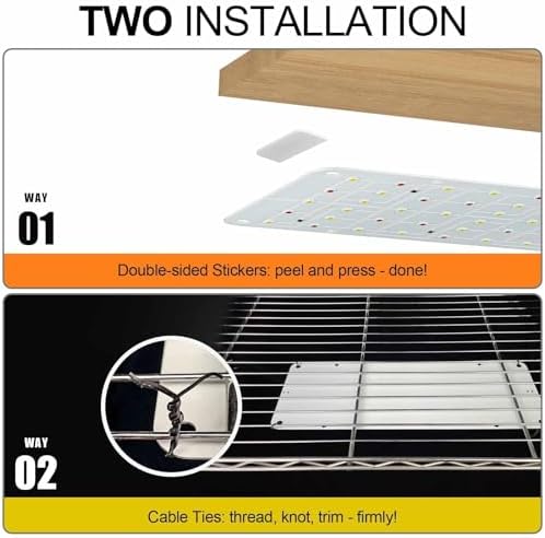 Panel Grow Light for Indoor Plants, 20W Ultra-Thin Full Spectrum