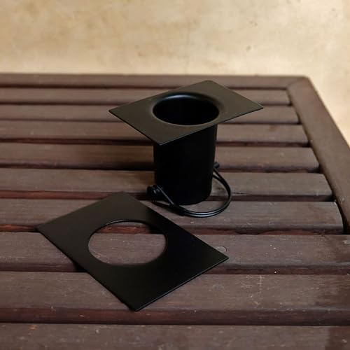 Origami Rain Chain - Black - 8 Feet