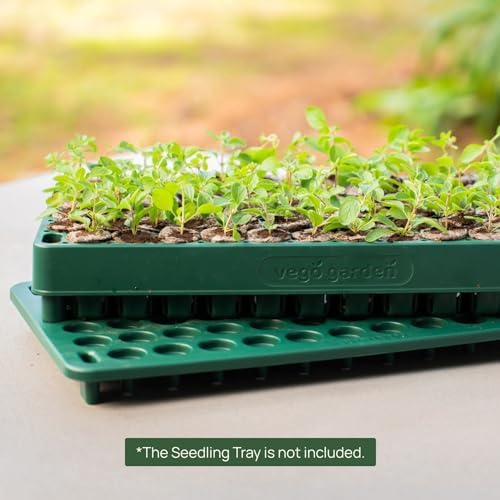 Vego garden 3-in-1 Plant & Pop Board Seedling Popper Tool, 10" x 20", Works Perfectly with Stackable Seedling Trays