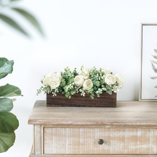 Dahey Artificial Flowers Farmhouse Centerpieces for Coffee Table Decor