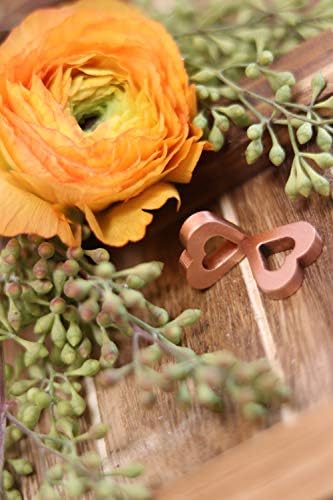 Flower Food Alternative for Fresh Cut Flowers. Copper Charm Keeps Flower Water Clean and Clear. Just Place it in the Vase, Reusable Heart 10