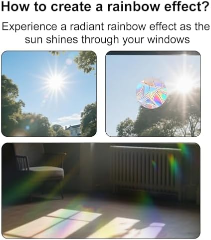 96 pcs of Circular Anti Bird Collision Window Stickers, Rainbow Stickers, Window Stickers, Bird and Window Protection Stickers, Glass Door Safety Stickers