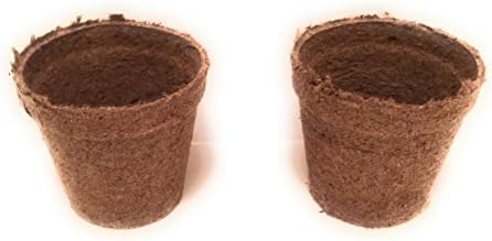 Jiffy-Pots Organic Seed Starting 2" Biodegradable Peat Pots, 26 Pack