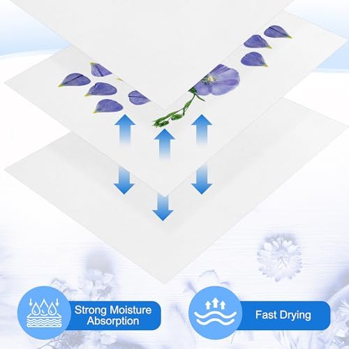 100 Sheets A4 Blotting Paper for Flower Press