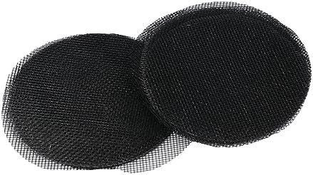 Pokinge 100 Pcs Flower Pot Hole Mesh Pad, 4 inch Round Drainage Hole Garden Plant Bonsai Pot Mesh Gasket, Breathable Flowerpot Mesh Screen Mat(4.5cm)