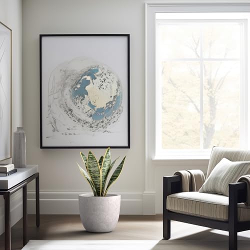 Kante Accent Round Bowl CON Gray Concrete Planter 14" Dia, Outdoor