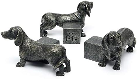 Potty Feet Dachshund Figures Plant Pot Feet Planter Riser - Pot Support Feet - Handmade Yard Art Ornaments - 3pcs