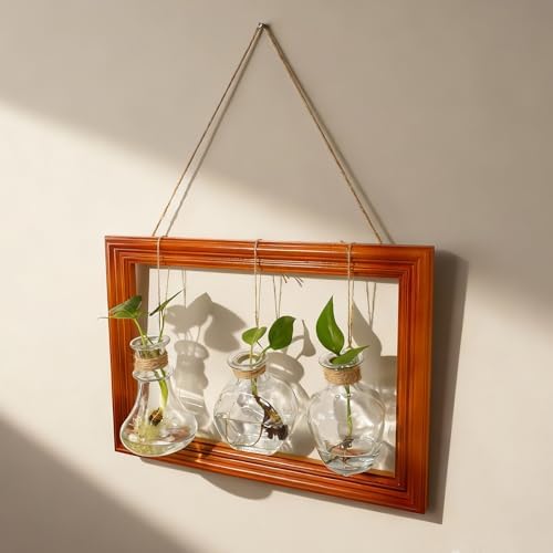 Tnstbiee Boho Farmhouse Herb & Flower Drying Rack-Dried Flower Wall Decor