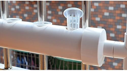 PVC Hydroponics Growing System 54 Plant Sites 6 Pipes Hydroponic Grow Kit Garden System Vegetable Tool with Pump