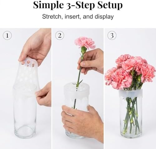 3 Pack Silicone Flower Arranging Grid