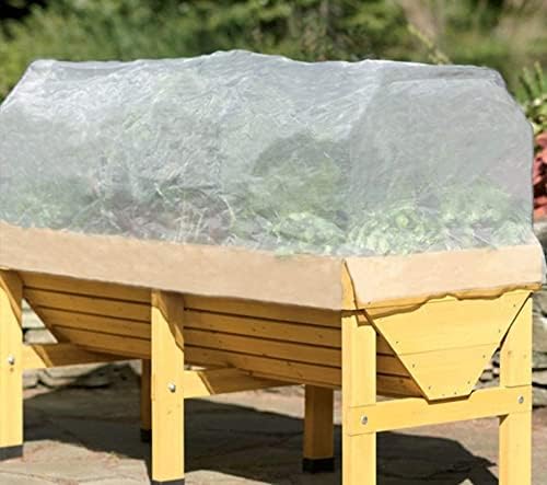 Agfabric Garden Netting 6.5'x15' Insect Pest Barrier Bird Netting for Garden Protection,Row Cover Mesh Netting for Vegetables Fruit Trees and Plants,White