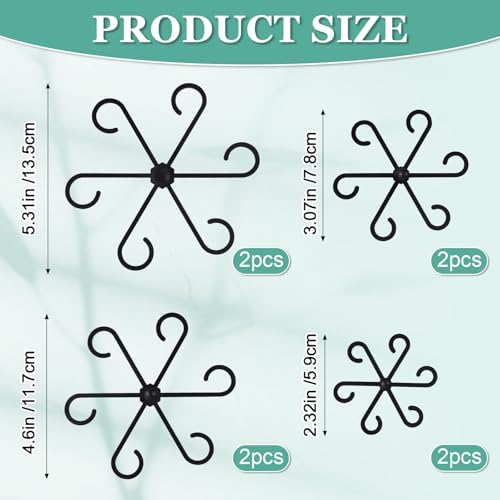 8PCS Plant Stem Support, Monstera Plant Support Clips for Indoor Plants