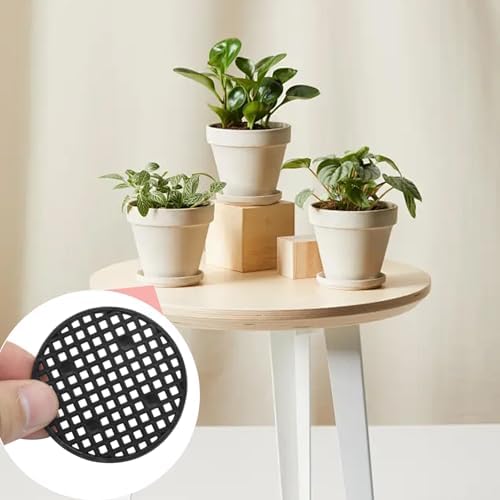 Plant Pot Mesh, 2.1", 55mm, Black, 50 Pcs