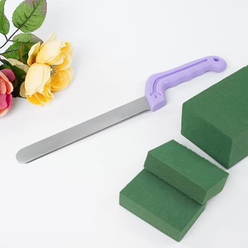 FLOFARE 14.2 Inch Floral Foam Knife Tool for Fresh & Artificial Flower Arrangement Cutting, Florist Supplies for DIYs, Arts, Crafts & Weddings, Cutter Tool