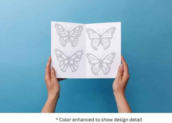 WindowAlert Butterfly Window Decals, UV Reflective Bird Collision Deterrent