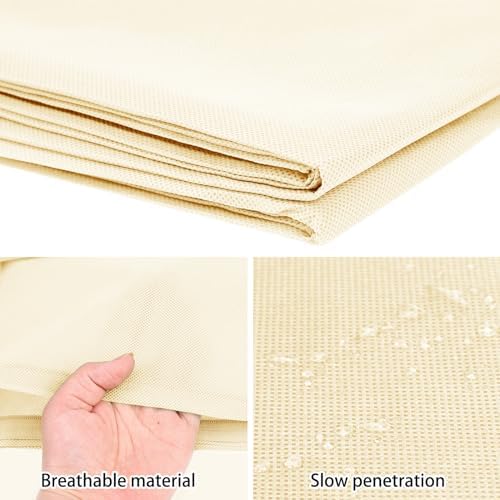 Homimp Plant Covers Freeze Protection, 4 Pack Frost Covers with Zipper Drawstring (71" x 47.3") Plant Protection Cover Bags for Outdoor Winter Frost Cold Weather Shrubs Trees Jacket Covers,Yellow