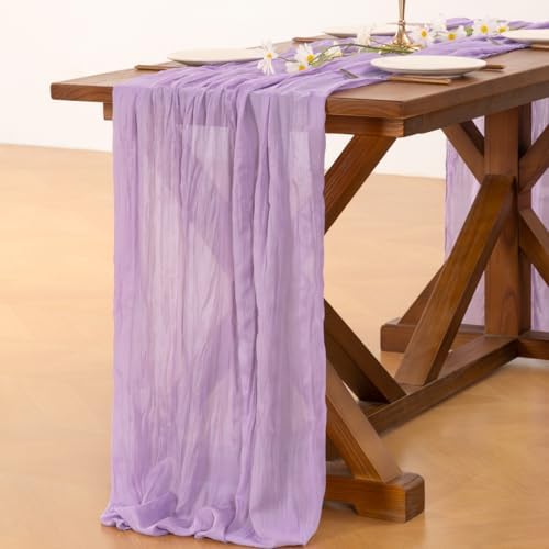 Cheesecloth Table Runner Fall Boho Wedding Birthday Party Home Decor