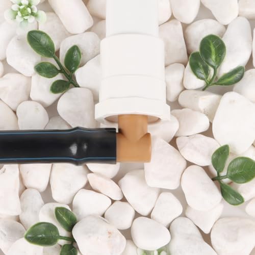 RedChili 1/2 Inch Drip Irrigation Fitting To 3/4 Inch Male Hose Threaded Adapter, 10 Pack PVC To Drip Irrigation Elbow Adapter With 3/4" Male Pipe Thread(MPT) x 1/2" Barbed Connectors