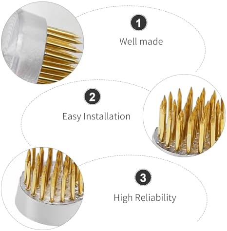 16pcs Flower Floral Frog Round Holder Includes 12pcs D23 Copper Pin Arranger+2pcs Kensan Copper Pin Arranger+1*Roll of 42.65ft Tape+1*Silver Corrector with Bell