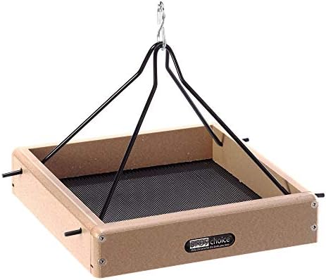 Birds Choice Recycled Hanging Tray Bird Feeder | Small