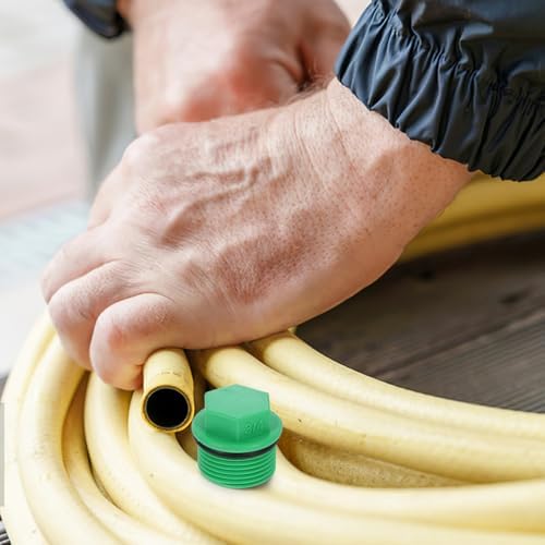 Baluue 10pcs Garden Hose Plugs and Caps 3/4" Plastic Tubing Stoppers