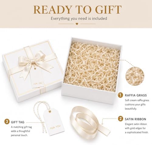12x12x10 Inch Empty Gift Box with Lid, Large Wedding Gift Box for Presents