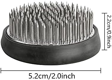 Flower Frog Stainless Steel Pin Frog Flower Arrangement Holder(2 inch)