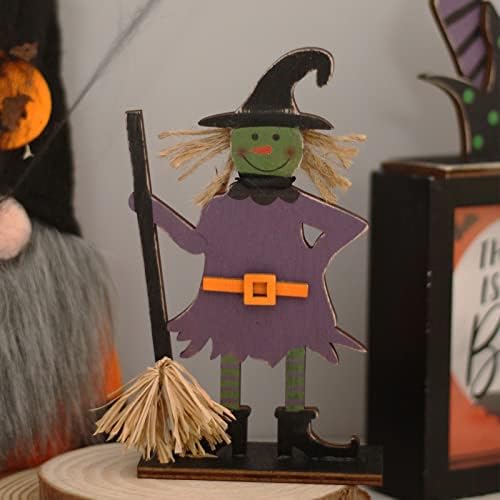 5PCS Halloween Witch/Ghost/Shoes Decoration for Indoor Home Table Decor