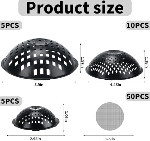 Large Repotting Plant Pot Drainage Inserts Mats Pads Planter Mesh Screens