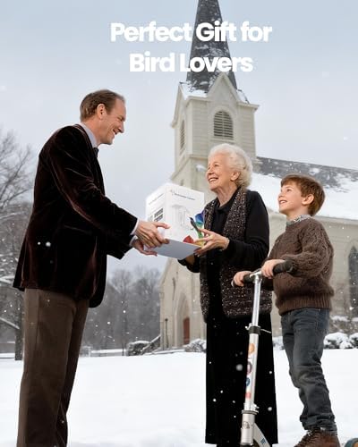 G11 Smart Bird Feeder with Camera, 2.5K, AI Bird ID, 5W Solar, Blue