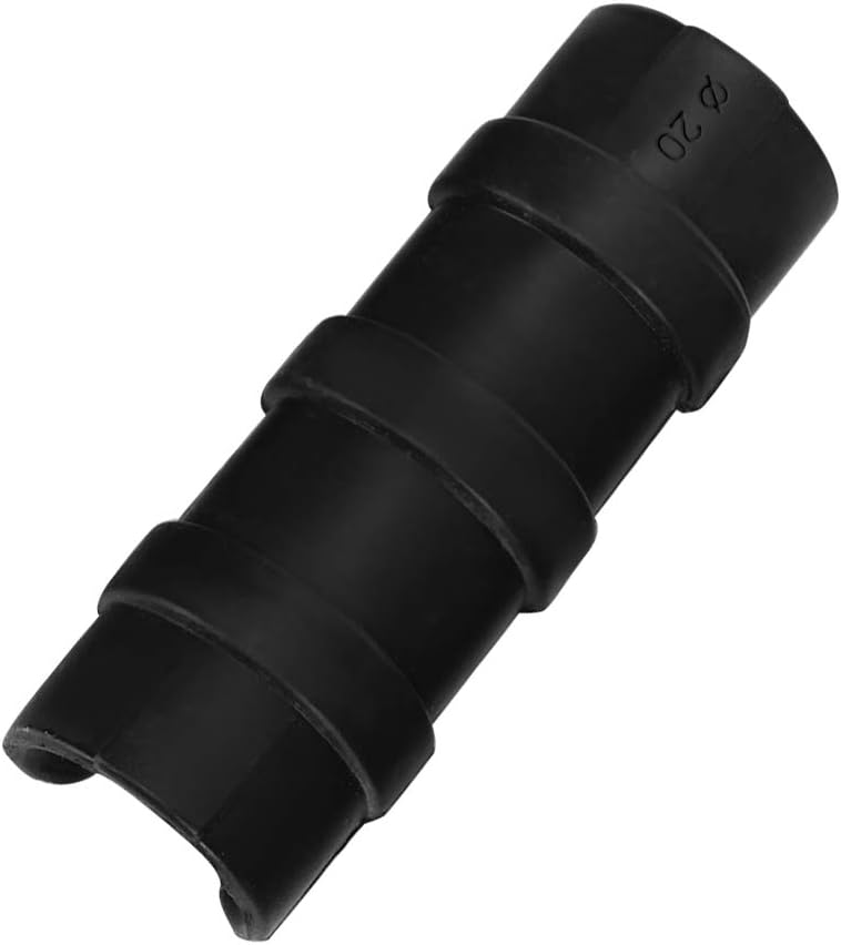 Acouto for 1/2 Inch Pvce Ewchshausps 50PCS Black Greenhouse Frame Pipe Tube and Film Clip Clamp Connector Kit Garden