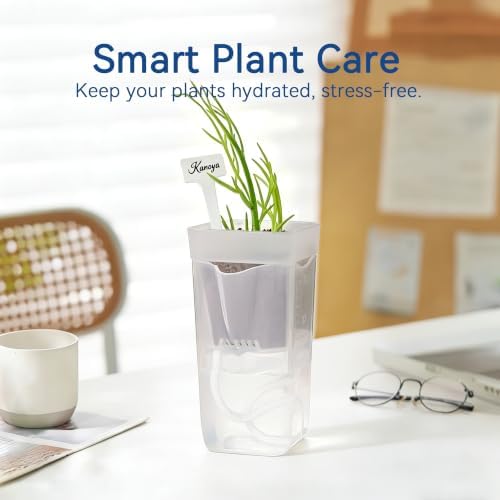 16 Pack Mini Self Watering Pots for Indoor Plant (2.5 Inch)