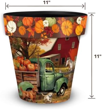 Briarwood Lane Fall Planter 11.75 x 11 x 11 Autumn Farm Medium