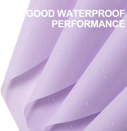 RUSPEPA 20 Sheets Flower Wrapping Paper, Pure Purple Waterproof Floral Bouquet Wrapping Paper, Florist Supplies Packaging for Birthday, Wedding, Valentines Day, Mother's Day, DIY Crafts, 22.4" x 22.4"