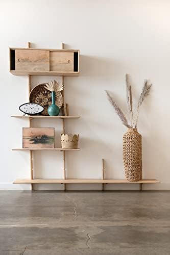 Creative Co-Op 22" H Handwoven Water Hyacinth & Rattan Floor Vase