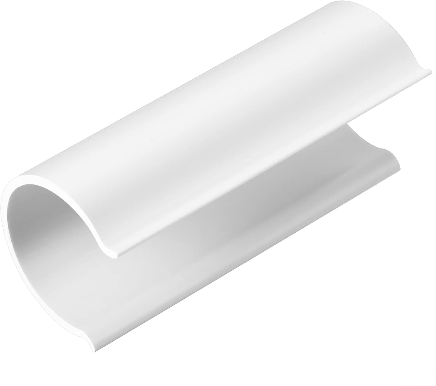 Jetec 128 Pieces PVC Pipe Clips Covers 2.4 Inches Long Greenhouse Clamps for Netting for Greenhouses Garden Shelters