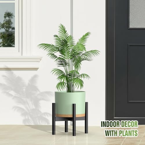 10/9/8 Inch Plant Pots 3 Pack, with Drainage Hole & Saucers