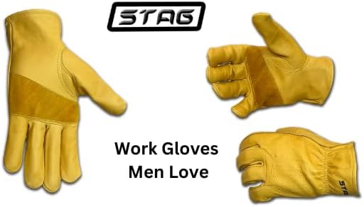 Work Gloves Men 257- Gardening gifts for dad Heavy Duty Gardeners Construction Chainsaw Men's Fishing Kids Gear